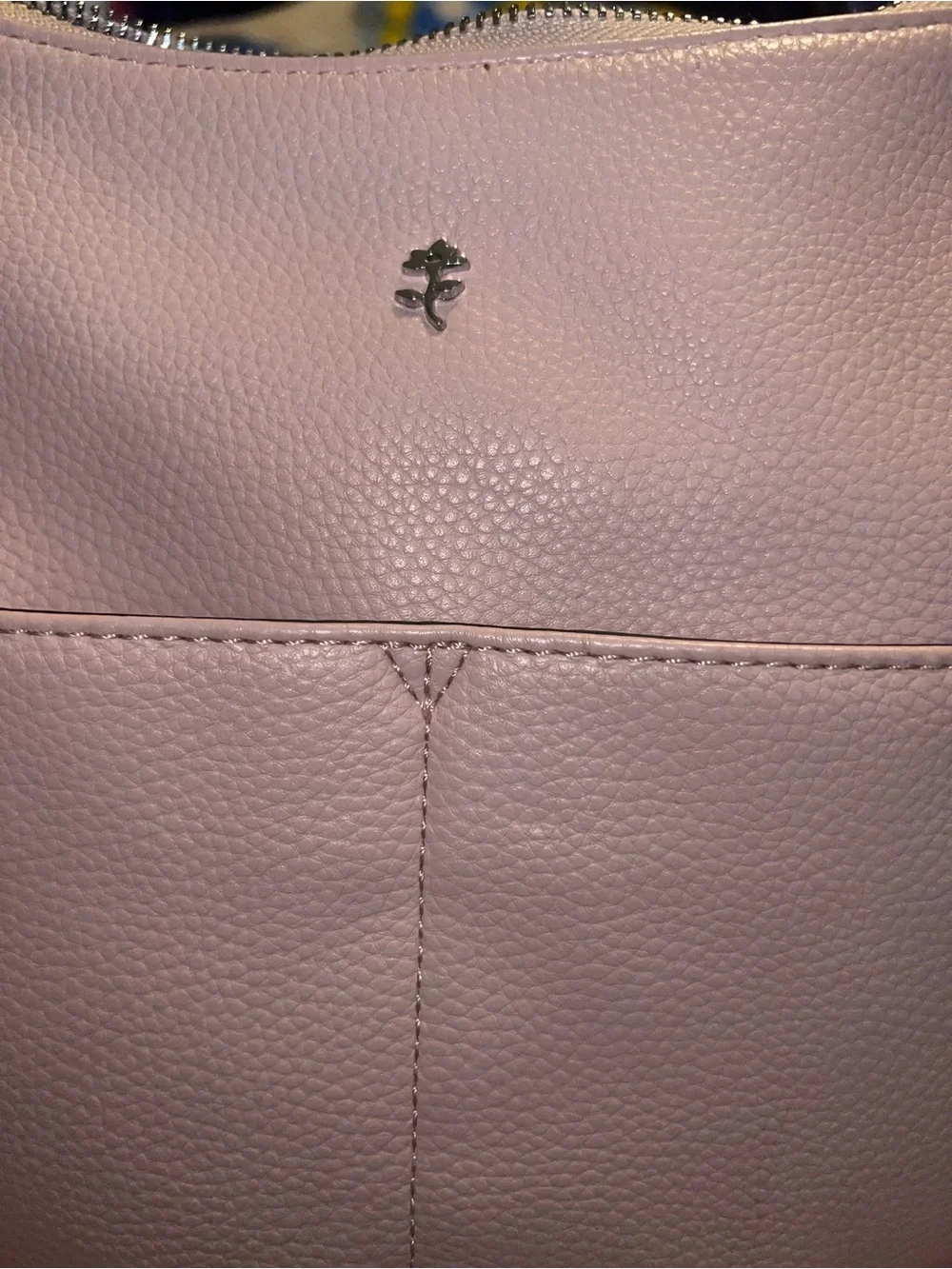 HTF Jenna Kator vegan leather crossbody bag in blush pink